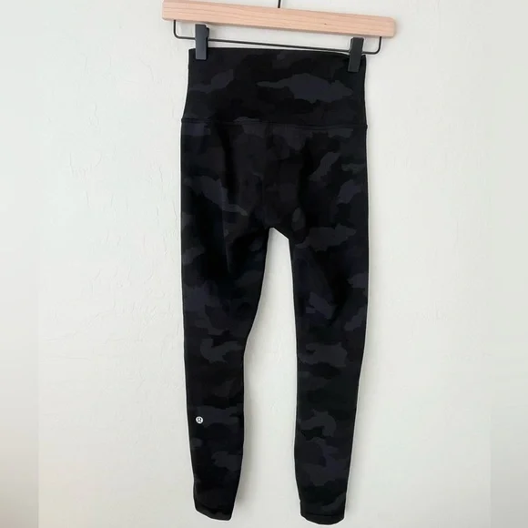 Lululemon wunder train leggings black camo 4 - Picture 4 of 7